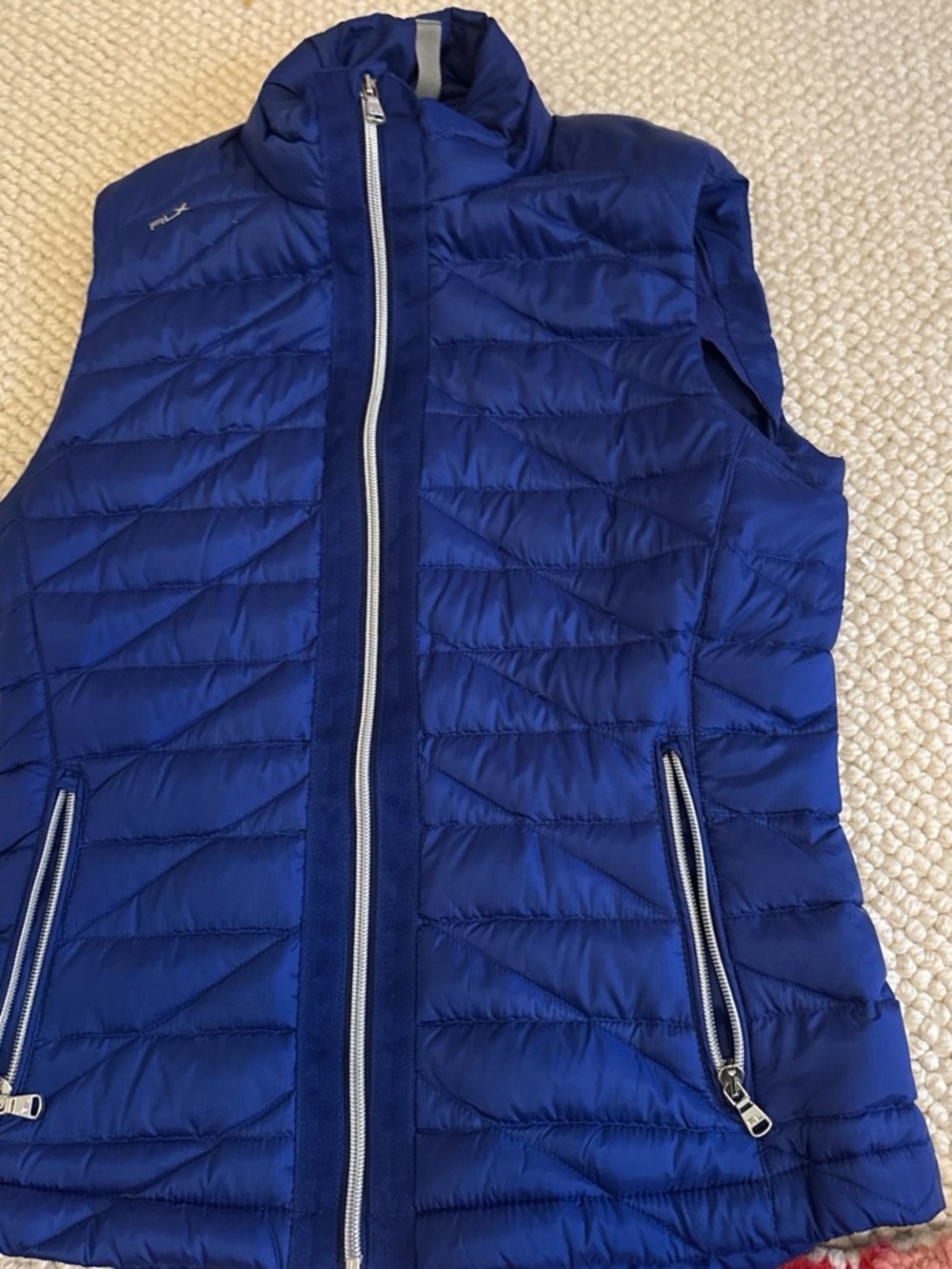 Ralph Lauren Royal Blue Quilted Puffer Vest